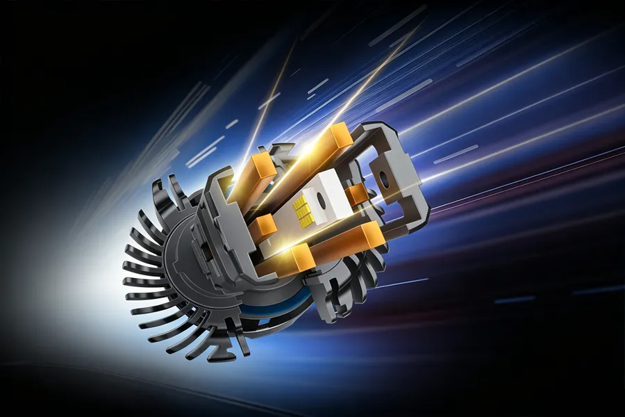 Thermal management components and heat dissipation testing for heavy duty LED lighting