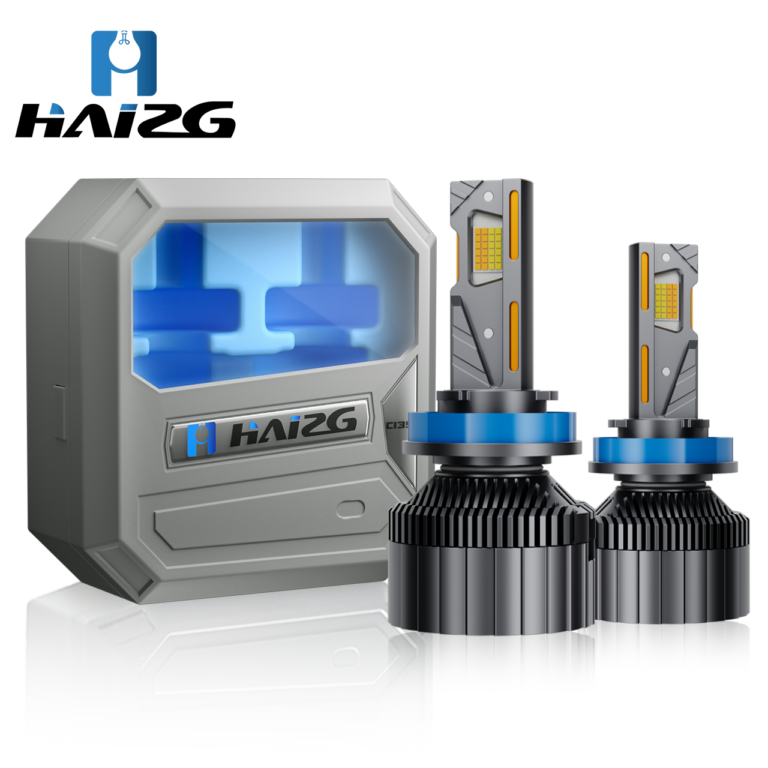HAIZG C13S 160W 32000Lm Car Light Tri-Color LED Headlight