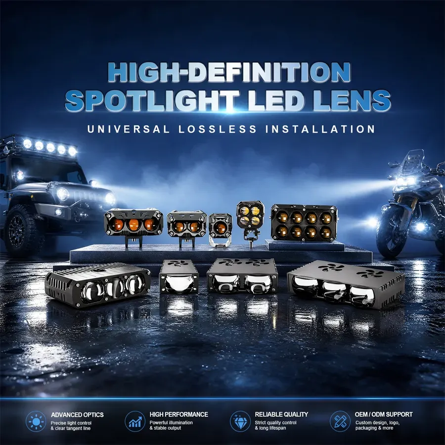 Heavy Duty Motorcycle Auxiliary Lights OEM Manufacturer