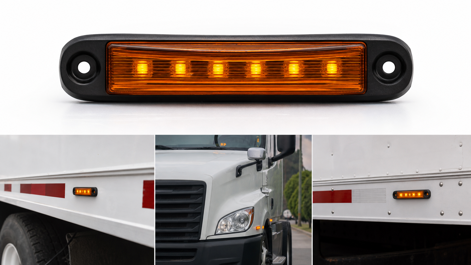 Clearance and Marker Lights for commercial trucks and trailers